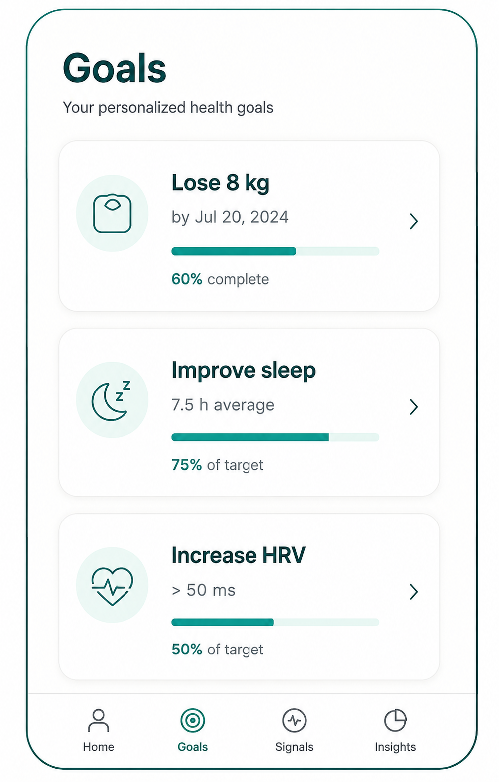 Neya app screen 3